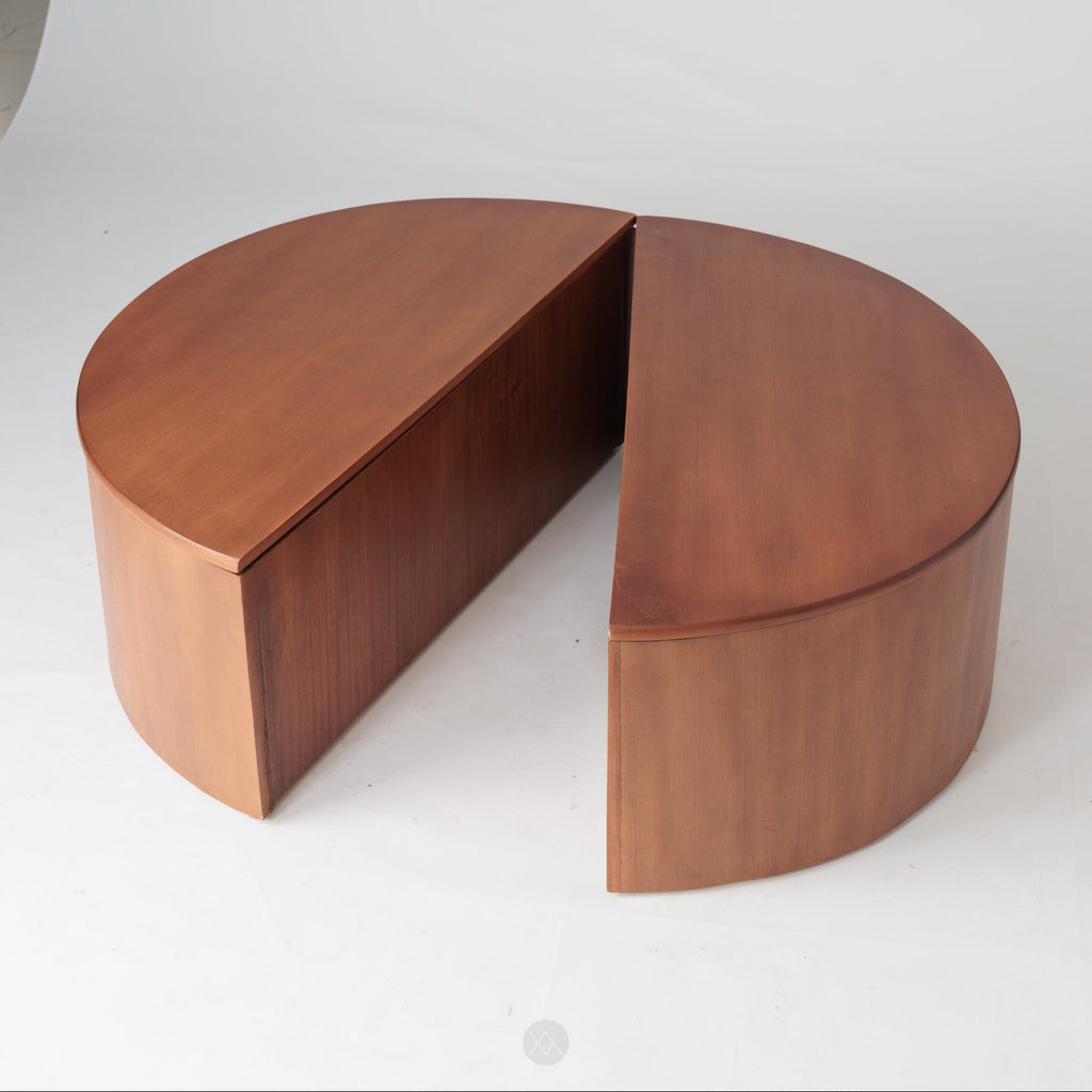Round Coffee Table Set 2 in 1